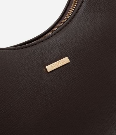 Cartera Baguette Pequeña y Estructurada con Correa de Mano 5