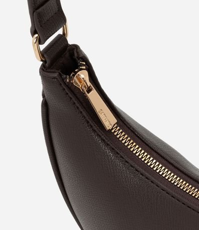 Cartera Baguette Pequeña y Estructurada con Correa de Mano 7