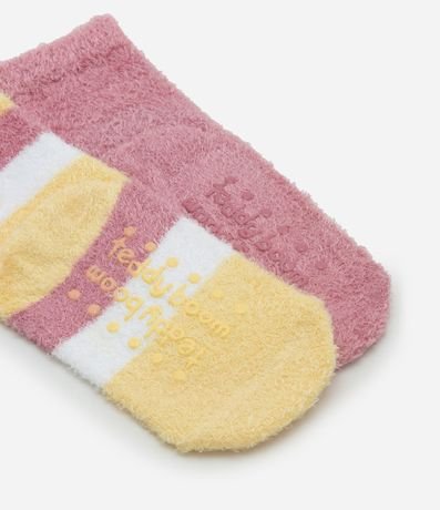 Kit 02 Medias Infantiles con Estampa Abeja - Talle 0 a 12 meses 3