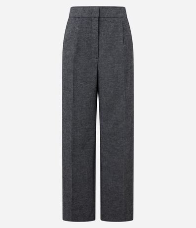 Pantalón Sastrería Reta en Polivelour con Cintura Alta 5