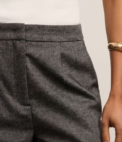 Pantalón Sastrería Reta en Polivelour con Cintura Alta 4