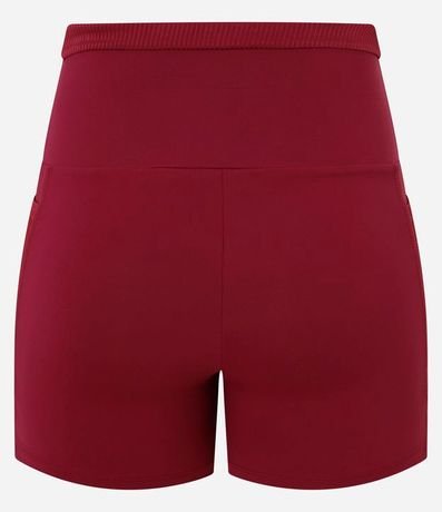 Bermuda Deportiva en Poliamida con Cintura Plegada con Textura 6