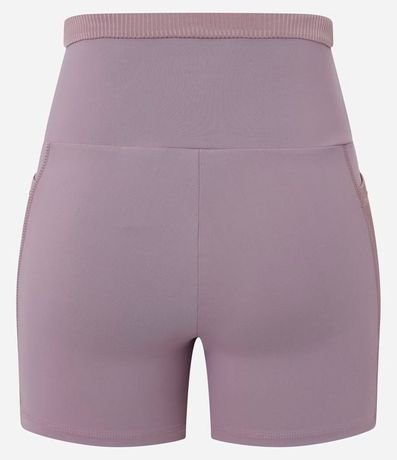 Bermuda Deportiva en Poliamida con Cintura Plegada con Textura 5