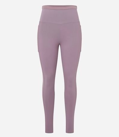 Pantalón Legging Deportivo en Poliamida con Cintura Texturizada 7