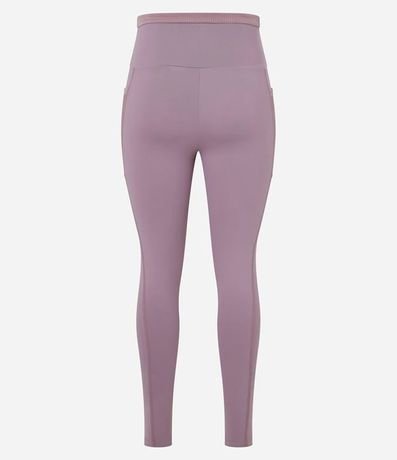 Pantalón Legging Deportivo en Poliamida con Cintura Texturizada 8