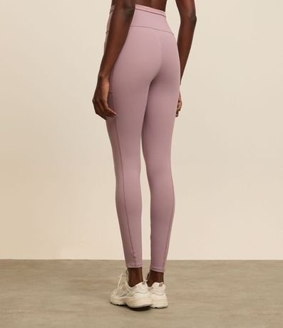 Pantalón Legging Deportivo en Poliamida con Cintura Texturizada 4