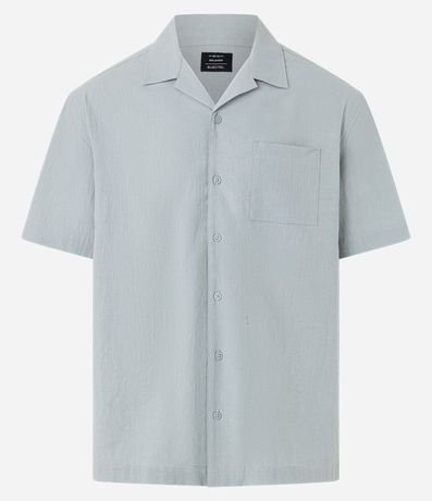 Camisa Relaxed Bowling en Tricolina con Textura 5