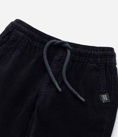 Pantalón Recto Infantil en Terciopelo con Lazo en la Cintura - Talle 1 a 5 años 5