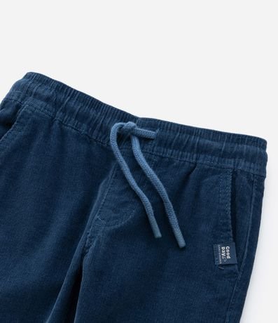Pantalón Recto Infantil en Terciopelo con Lazo en la Cintura - Talle 1 a 5 años 4