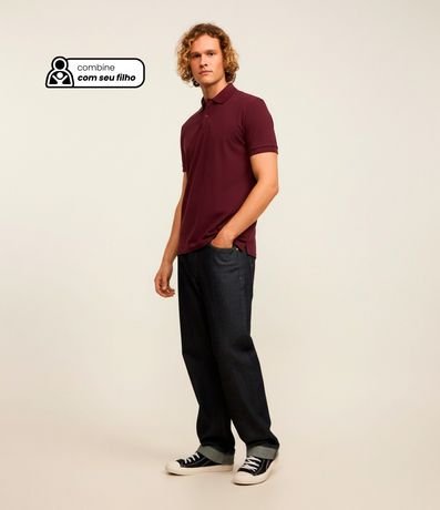 Remera Polo Comfort en Algodón Peruano