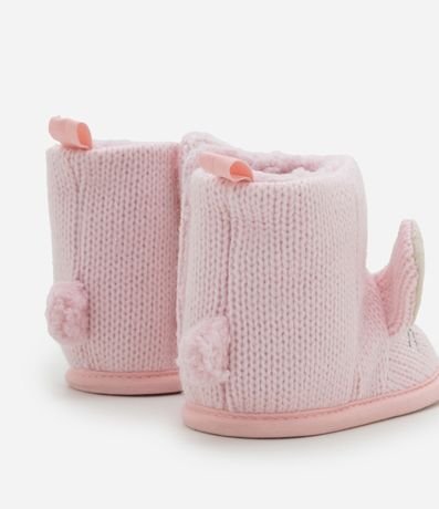 Bota Infantil con Estampa Cara de Animalito - Talle 0 a 12 meses 2