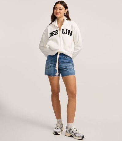 Saco en Algodón con Estampa Lettering Berlin 2