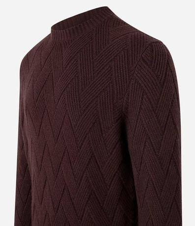 Suéter en Punto con Textura Trenzada 5
