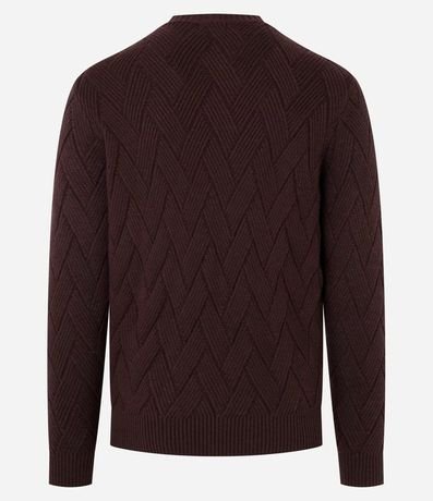 Suéter en Punto con Textura Trenzada 6