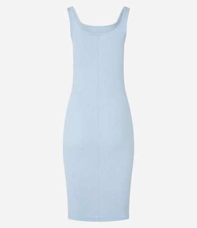 Vestido Midi en Algodón con Escote Cuadrado 6