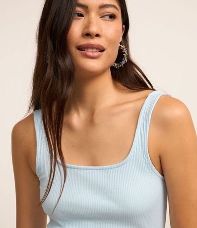 Vestido Midi en Algodón con Escote Cuadrado 3