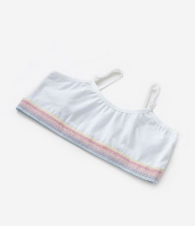 Conjunto Soutien y Bombacha Infantil con Elástico Brillosos - Talle 9 a 14 años 5