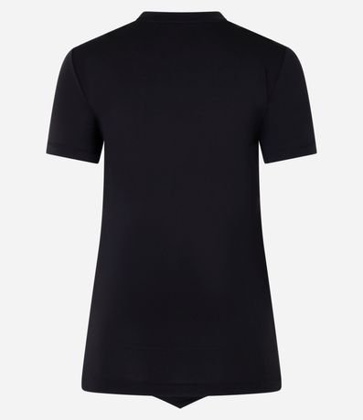 Blusa en Microfibra con Bajo Diferenciada 5