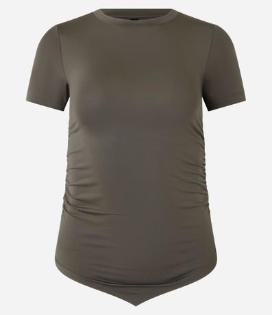 Blusa en Microfibra con Bajo Diferenciada 4