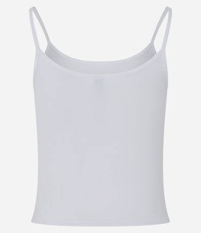 Blusa Cropped en Algodón con Bretel Fino 6