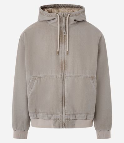 Campera Trucker en Sarga con Efecto Lavado 5
