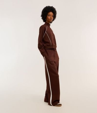 Pantalón Recto Sastrería con Raya Lateral