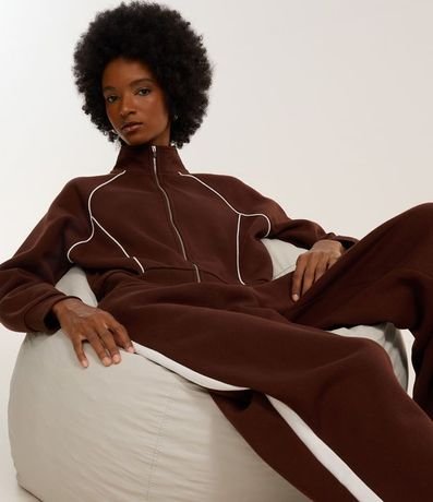 Pantalón Recto Sastrería con Raya Lateral 5