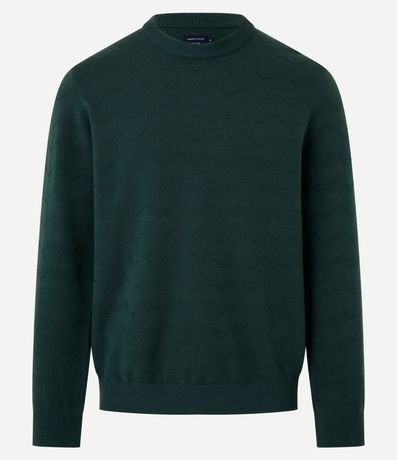 Suéter de Punto con Textura Zigzag 1