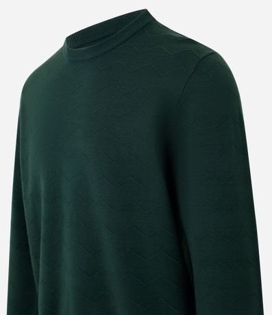 Suéter de Punto con Textura Zigzag 2