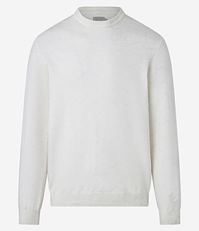 Suéter de Punto con Textura Zigzag