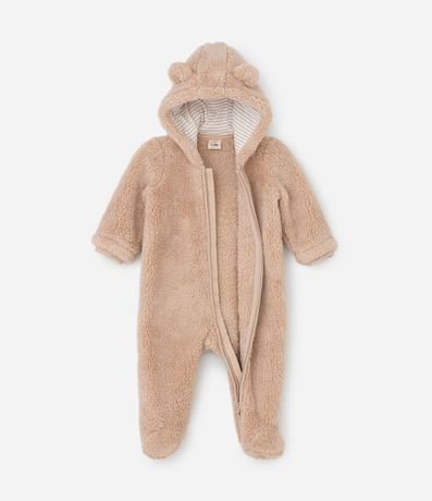 Mono Infantil en Fleece con Capucha y Orejitas - Talle RN a 18 meses 2