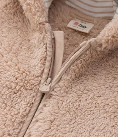 Mono Infantil en Fleece con Capucha y Orejitas - Talle RN a 18 meses 5