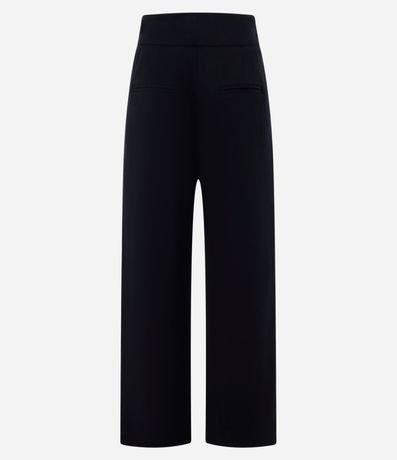 Pantalón Recto en Algodón con Modal y Bies Contrastante 7