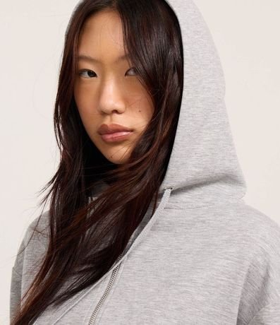 Saco Slim en Algodón con Capucha y Forro Fleece 4