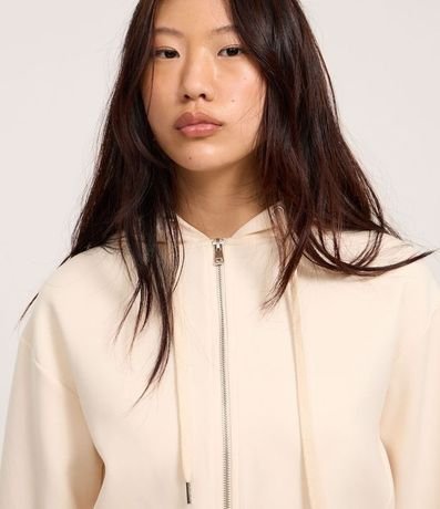 Saco Slim en Algodón con Capucha y Forro Fleece 3