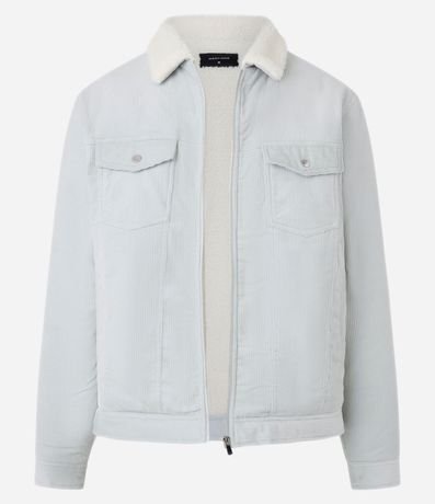 Campera en Terciopelo con Sherpa 6