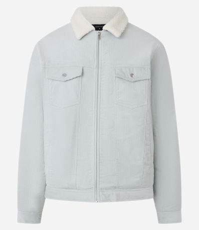Campera en Terciopelo con Sherpa 7