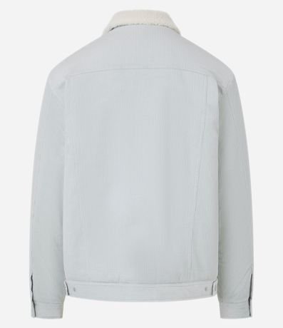 Campera en Terciopelo con Sherpa 9