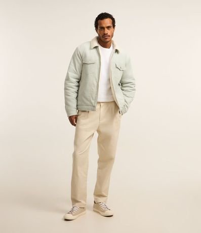 Campera en Terciopelo con Sherpa 2