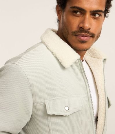 Campera en Terciopelo con Sherpa 5