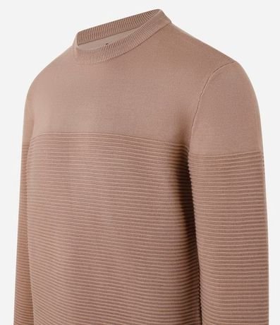 Suéter en Punto con Canalé Texturizado 2