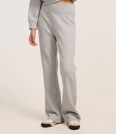 Pantalón Flare en Algodón con Forro Fleece 3