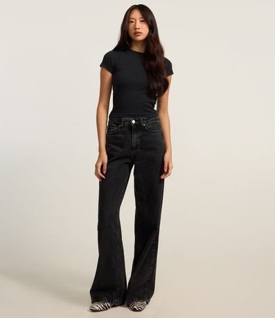 Blusa Básica Justa y Alargada en Rib 2