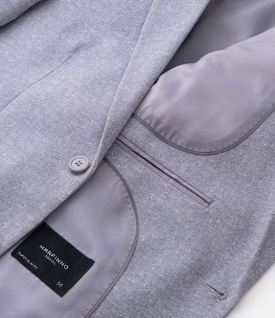 Saco de Traje Básico en Tricolina con Abotonado Doble 8