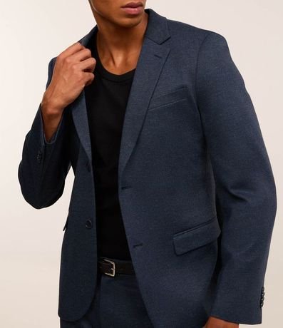 Saco de Traje Básico en Tricolina con Abotonado Doble 3