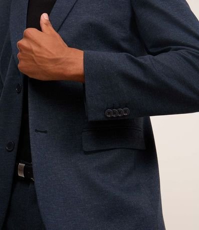 Saco de Traje Básico en Tricolina con Abotonado Doble 4