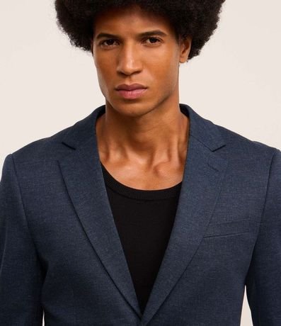 Saco de Traje Básico en Tricolina con Abotonado Doble 5