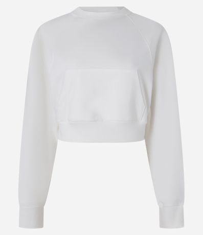 Buzo Cropped en Algodón con Bolsillos 4