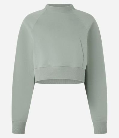 Buzo Cropped en Algodón con Bolsillos 4