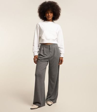 Buzo Cropped en Algodón con Bolsillos 2